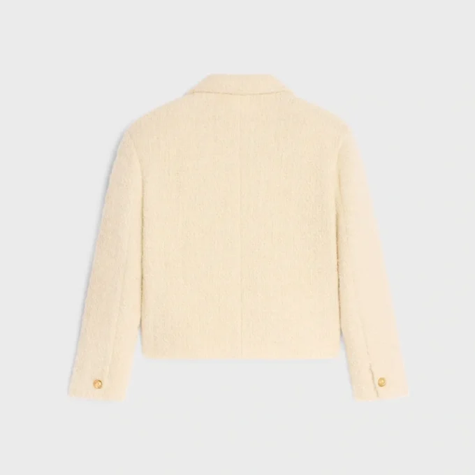 Chasseur Jacket in Mohair Wool Tweed