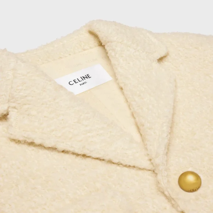 Chasseur Jacket in Mohair Wool Tweed