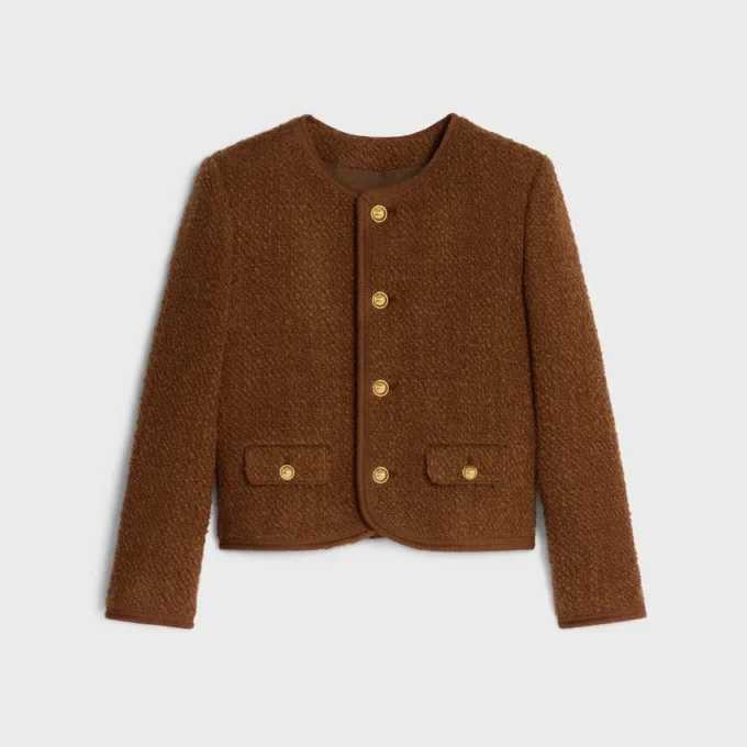 Chelsea Jacket in Mohair Wool Tweed