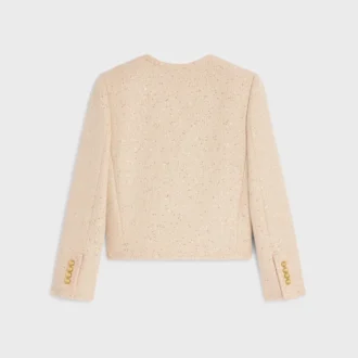 Chelsea Jacket in Sequin Silk Tweed