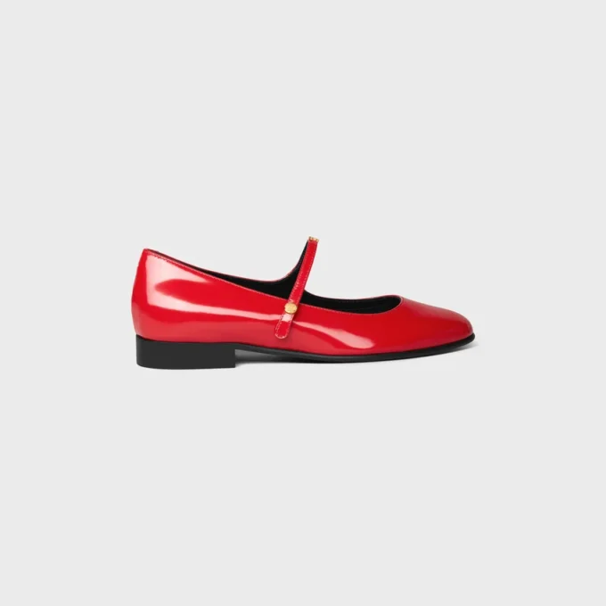 City Ballerina in Glossy Calfskin City Ballerina in Glossy Calfskin