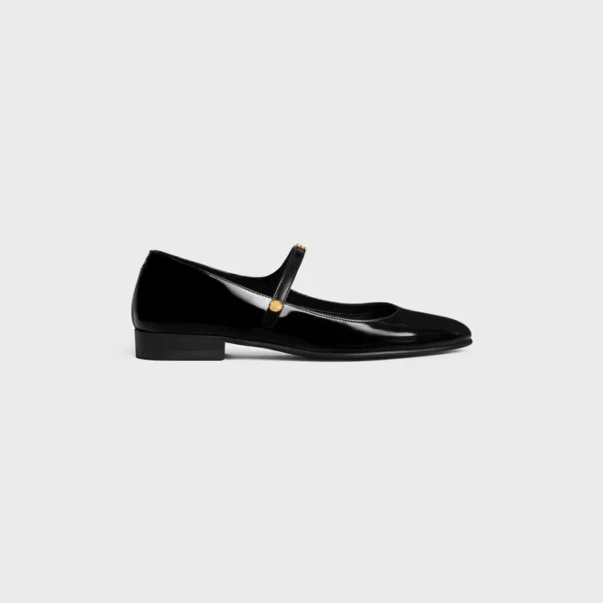 City Ballerina in Glossy Calfskin City Ballerina in Glossy Calfskin