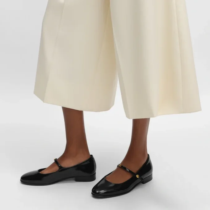 City Ballerina in Glossy Calfskin City Ballerina in Glossy Calfskin