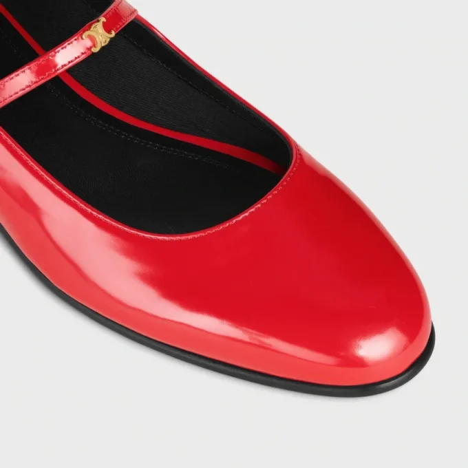 City Ballerina in Glossy Calfskin City Ballerina in Glossy Calfskin