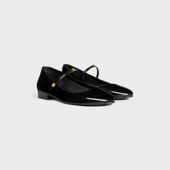 City Ballerina in Glossy Calfskin City Ballerina in Glossy Calfskin