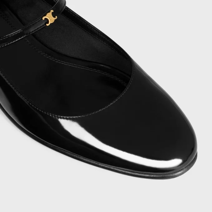 City Ballerina in Glossy Calfskin City Ballerina in Glossy Calfskin