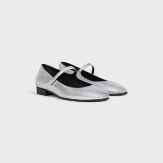 City Ballerina in Laminated Lambskin