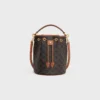 Clara Bag in Triomphe Canvas and Calfskin Clara Bag in Triomphe Canvas and Calfskin