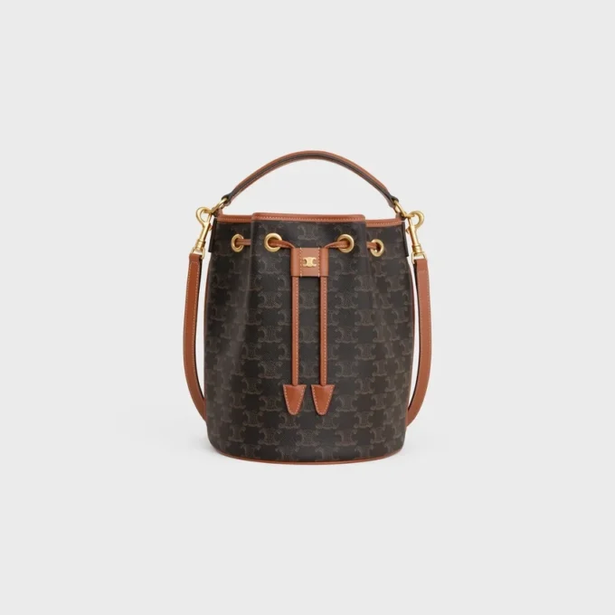 Clara Bag in Triomphe Canvas and Calfskin Clara Bag in Triomphe Canvas and Calfskin