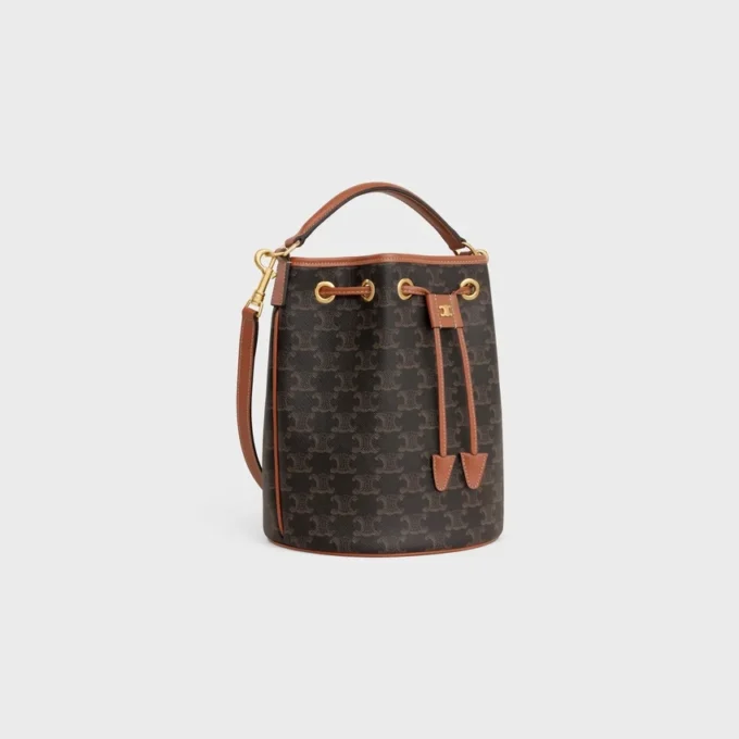 Clara Bag in Triomphe Canvas and Calfskin Clara Bag in Triomphe Canvas and Calfskin