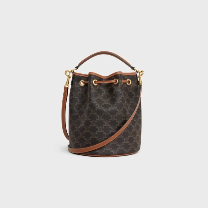 Clara Bag in Triomphe Canvas and Calfskin Clara Bag in Triomphe Canvas and Calfskin