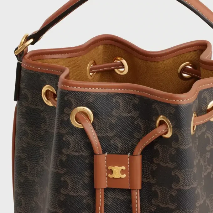 Clara Bag in Triomphe Canvas and Calfskin Clara Bag in Triomphe Canvas and Calfskin