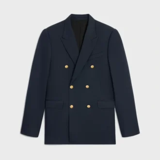 classic jacket in diagonal wool 1 330x330 - Classic Jacket in Diagonal Wool