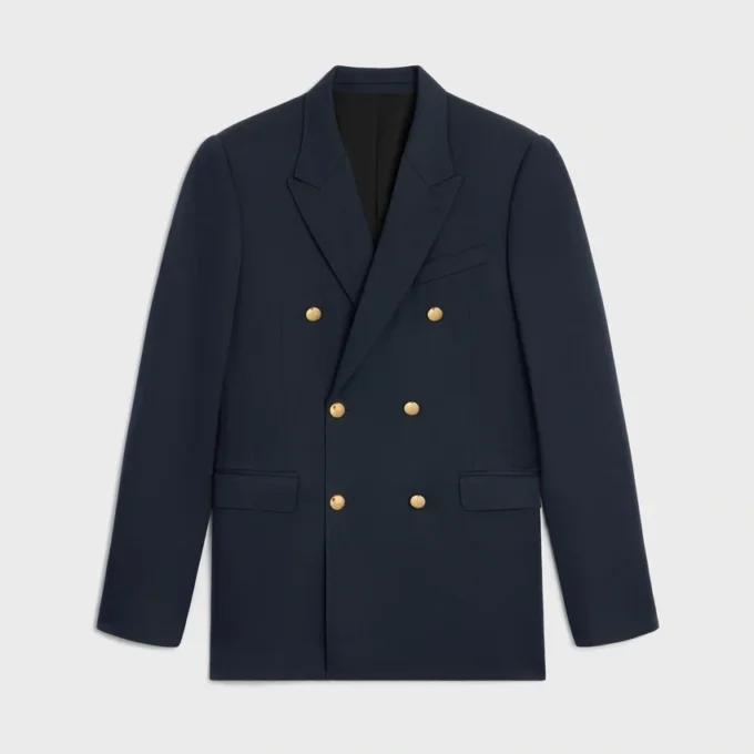 Classic Jacket in Diagonal Wool