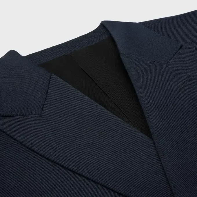 Classic Jacket in Diagonal Wool