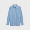 Classic Shirt in Striped Cotton Poplin
