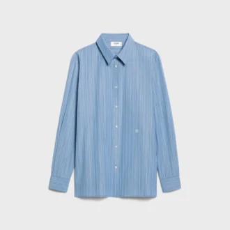 Classic Shirt in Striped Cotton Poplin