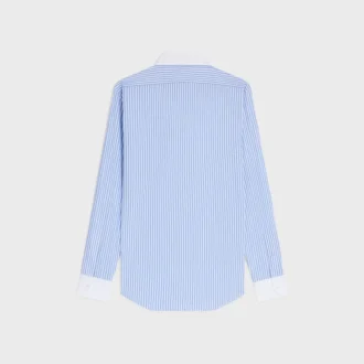 Classic Shirt in Striped Cotton Poplin