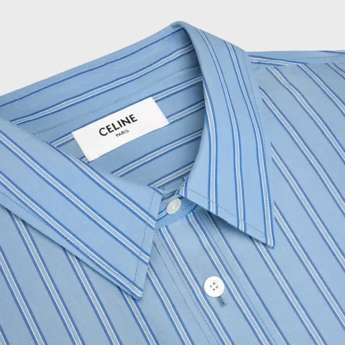 Classic Shirt in Striped Cotton Poplin