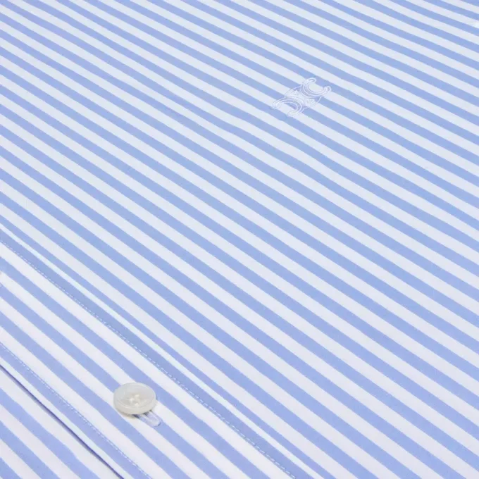 Classic Shirt in Striped Cotton Poplin
