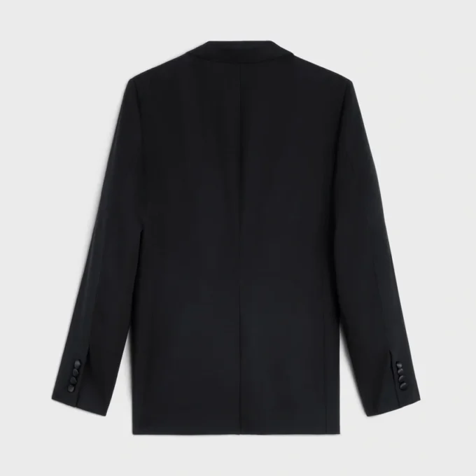 Classic Tux Jacket in Grain De Poudre Wool