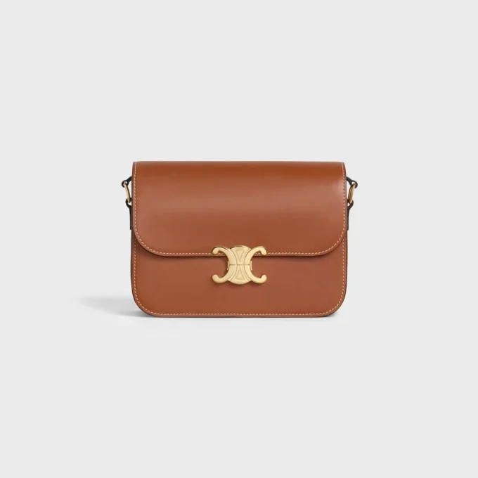 Classique Triomphe Bag in Natural Calfskin