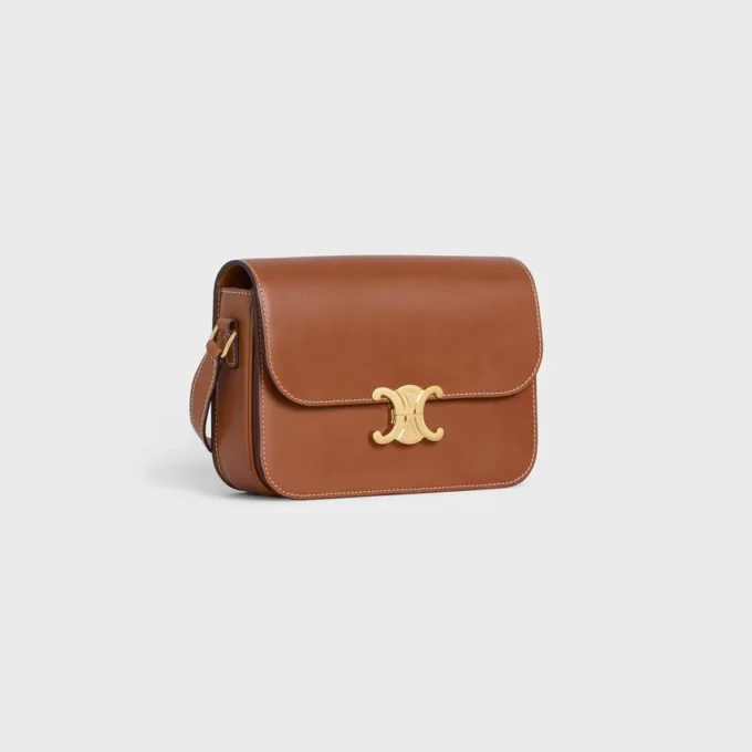Classique Triomphe Bag in Natural Calfskin