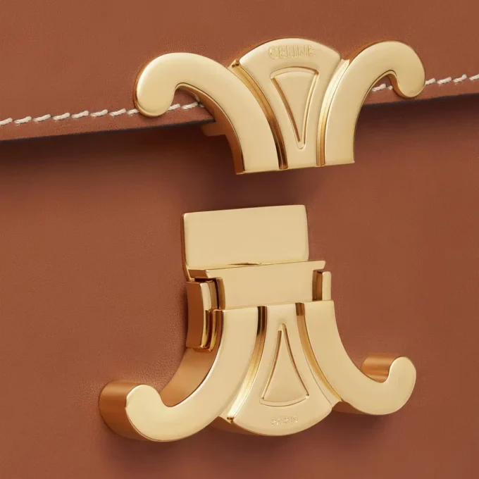Classique Triomphe Bag in Natural Calfskin