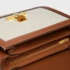 Classique Triomphe Bag in Textile with Triomphe All-Over and Calfskin
