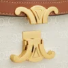 Classique Triomphe Bag in Textile with Triomphe All-Over and Calfskin