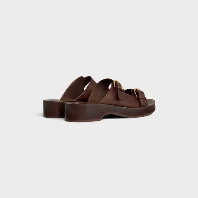 Cleo – Double Strap Sandal in Calfskin – Vegetal Tanning Cleo – Double Strap Sandal in Calfskin – Vegetal Tanning