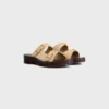Cleo – Double Strap Sandal in Suede Calfskin Cleo – Double Strap Sandal in Suede Calfskin