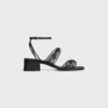 CléMence Heeled Sandal in Goatskin CléMence Heeled Sandal in Goatskin