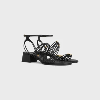 CléMence Heeled Sandal in Goatskin