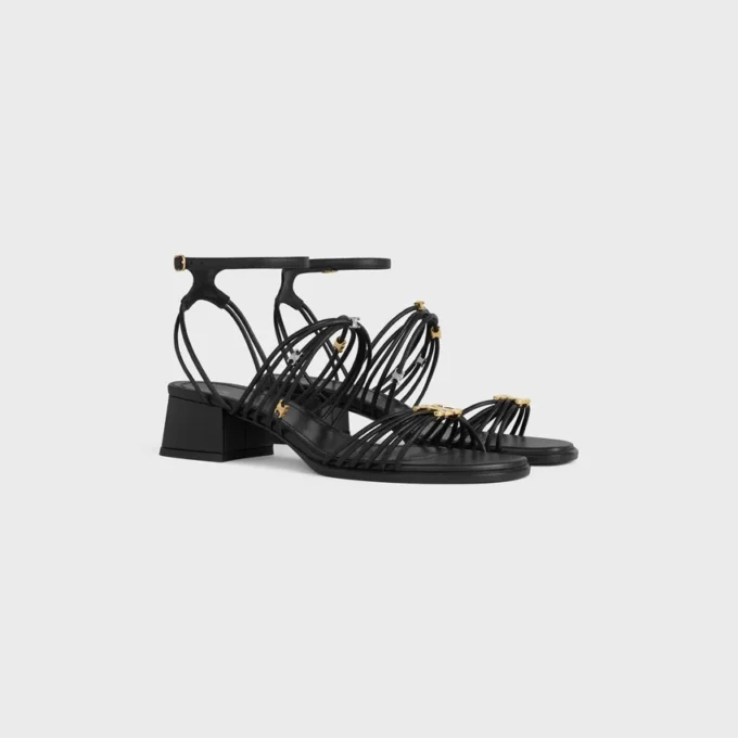 CléMence Heeled Sandal in Goatskin CléMence Heeled Sandal in Goatskin