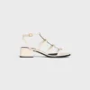 CléMence Heeled Sandal in Lambskin CléMence Heeled Sandal in Lambskin
