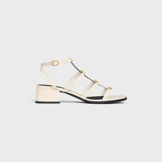 CléMence Heeled Sandal in Lambskin CléMence Heeled Sandal in Lambskin