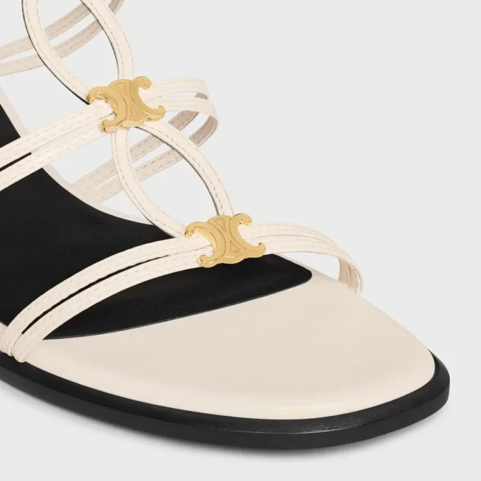 CléMence Heeled Sandal in Lambskin CléMence Heeled Sandal in Lambskin