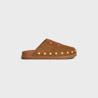 Clog Pitea in Suede Calfskin