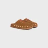 Clog Pitea in Suede Calfskin Clog Pitea in Suede Calfskin