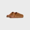 Clog Pitea in Suede Calfskin Clog Pitea in Suede Calfskin
