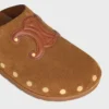 Clog Pitea in Suede Calfskin Clog Pitea in Suede Calfskin