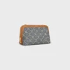 Clutch on Chain in Jacquard Triomphe All Over