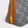 Clutch on Chain in Jacquard Triomphe All Over