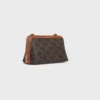 Clutch on Chain in Triomphe Canvas and Lambskin
