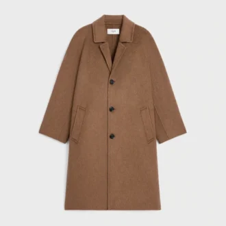 Coat in Double-Face Cashmere and Camel