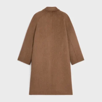 Coat in Double-Face Cashmere and Camel