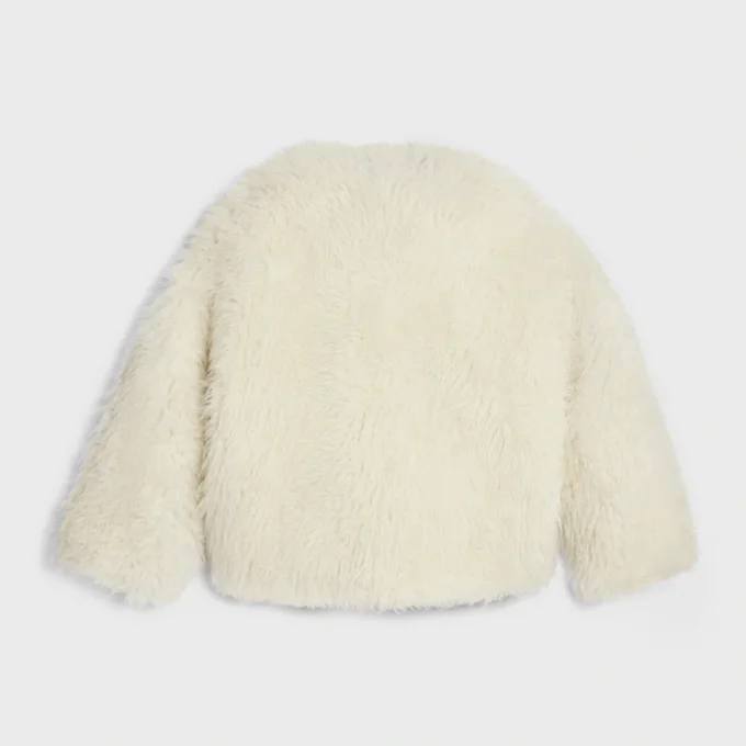 Coat in Fluffy Wool Coat in Fluffy Wool