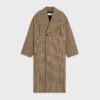 Coat in Houndstooth Wool Coat in Houndstooth Wool