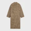 Coat in Houndstooth Wool Coat in Houndstooth Wool
